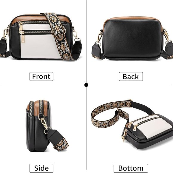 Crossbody Purses for Women Small Crossbody Bags Vegan Leather Trendy Shoulder Ha - Picture 7 of 7